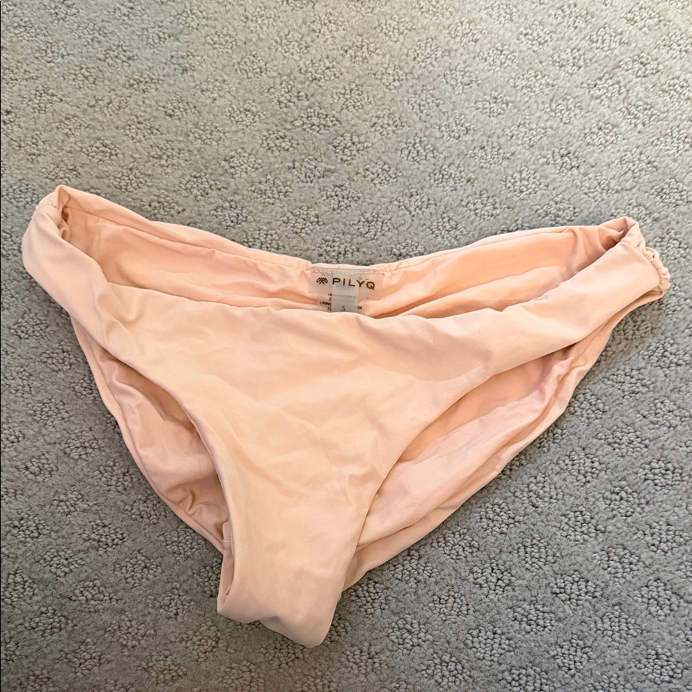 Pilyq Soft Peach Bikini Bottoms
